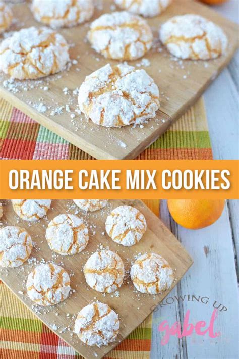 Orange Cake Mix Cookies