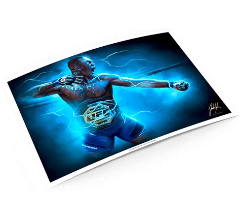 Israel Adesanya “The Last Stylebender” | Israel Adesanya art collectible – Spector Sports Art