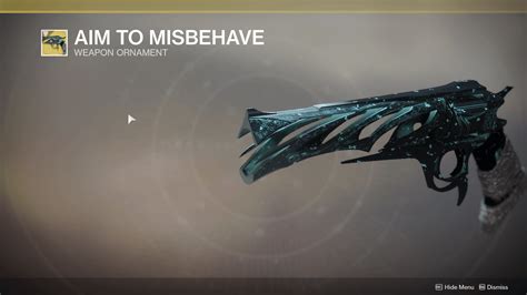 Aim to Misbehave (Malfeasance Ornament) : r/destiny2