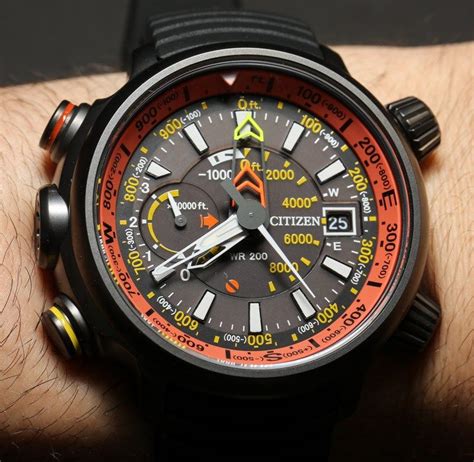 Citizen Altichron Analog Altimeter Compass Watch Hands-On | aBlogtoWatch | Compass watch ...