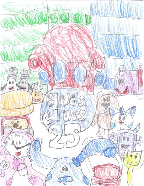 Blue's Clues 25th Anniversary by chaoscontrolmaster on DeviantArt