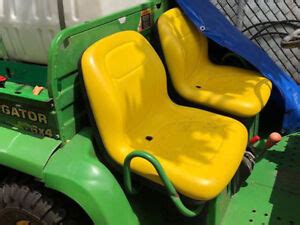 x 2 YELLOW JOHN DEERE GATOR / MOWER /TRACTOR REPLACEMENT PAN SEAT HIGH BACK | eBay