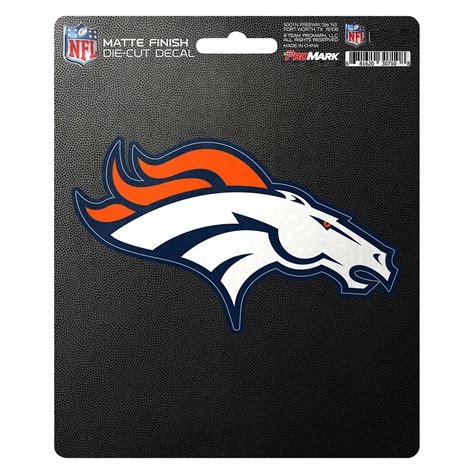 FanMats® 61222 - 5" x 6.25" NFL with "Denver Broncos" Logo Decal