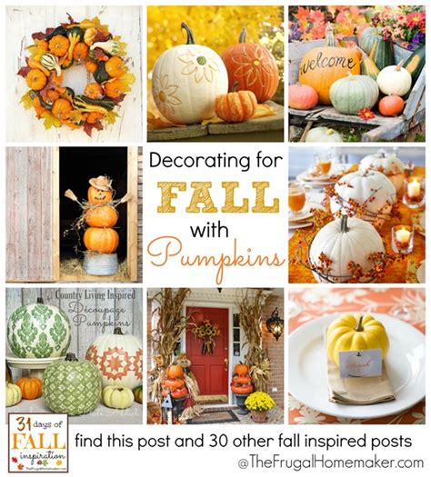 31 Days of Fall Inspiration: Decorating for Fall with Pumpkins