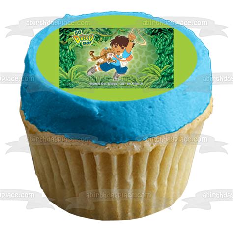 Go Diego Go Marquez Baby Jaguar Edible Cake Topper Image ABPID03456 in 2022 | Edible cake ...