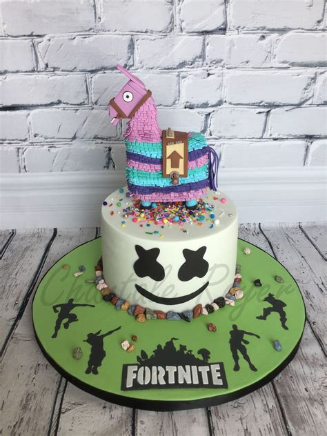 Fortnite Marshmello Cake - Cake Ideas Aesthetic