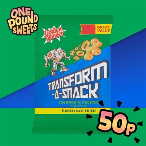 Transform-A-Snack Cheese & Onion 27g - (Snack Bags) | Retro Sweets | Buy Sweets Online - One ...