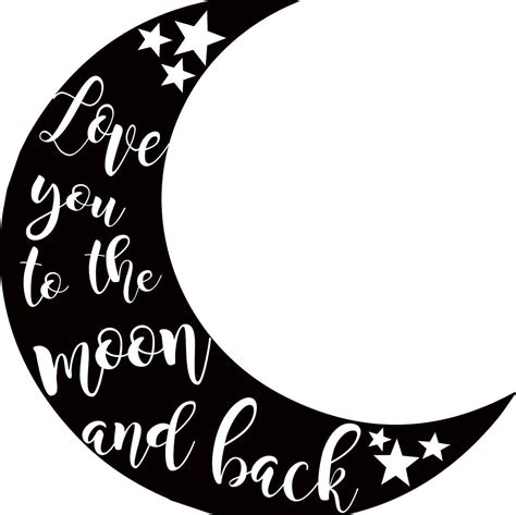 Love You to the Moon and Back SVG Digital Download Stars | Etsy in 2021 | Scrapbook printables ...