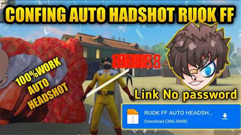 RUOK FF AUTO HEADSHOT Free Fire 2020 | Auto Headshot Config File | Auto ...