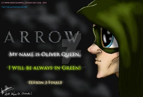 Arrow season 3 finale poster by MrsCromwell on DeviantArt