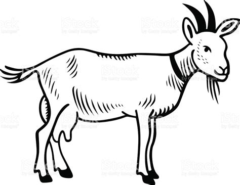 Goat Clipart Black And White | Free download on ClipArtMag