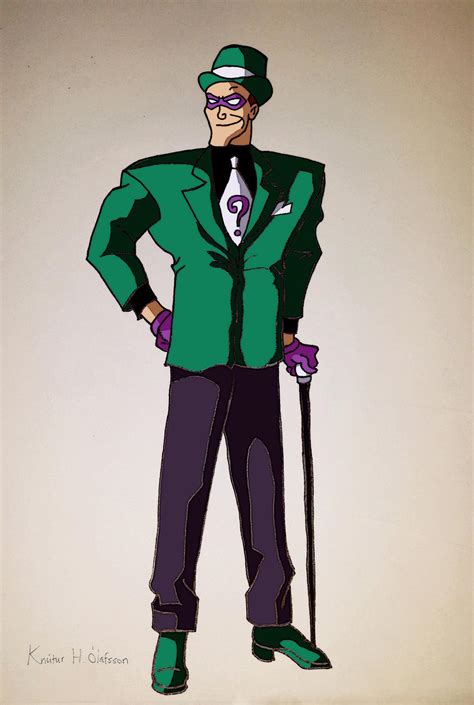 Batman: The Animated Series - The Riddler by Haukztein on DeviantArt