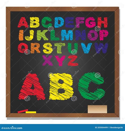 Scribble Font. Vector Alphabet | CartoonDealer.com #124455356