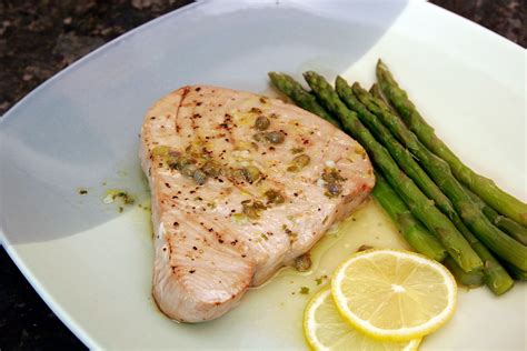 Tuna Steaks With Lemon Caper Sauce Recipe | Recipe | Lemon caper sauce ...