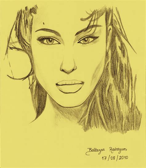 Desenho Artistico: Angelina Jolie