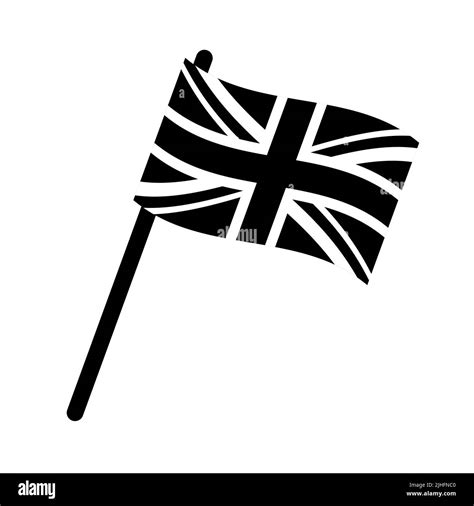 Vector flat black Great Britain flag Stock Vector Image & Art - Alamy