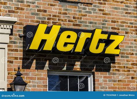 Indianapolis - Circa October 2016: Local Hertz Car Rental Location ...