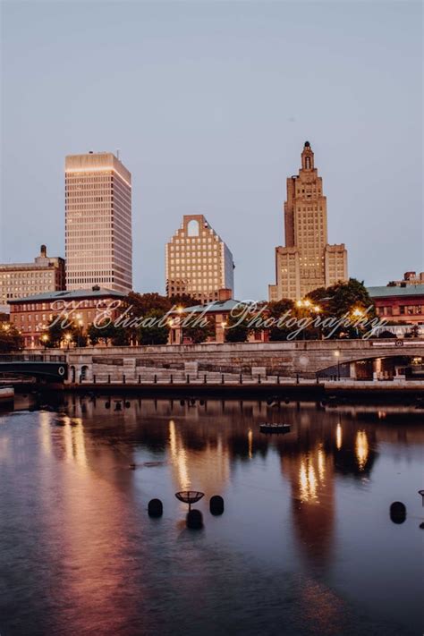 Providence Skyline Providence Rhode Island. Providence RI | Etsy