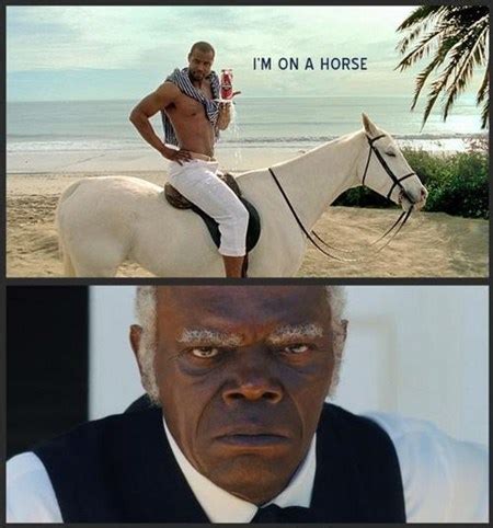 IRTI - funny picture #3211 - tags: old spice guy samuel l jackson horse ...