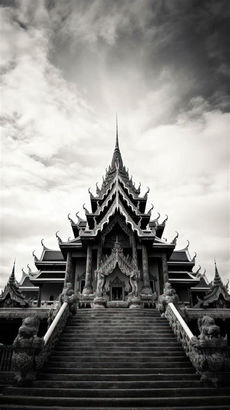 Photography Thai temple architecture staircase | Free Photo - rawpixel