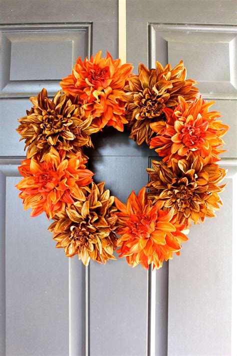 Easy Fall Wreath - 2 Bees in a Pod