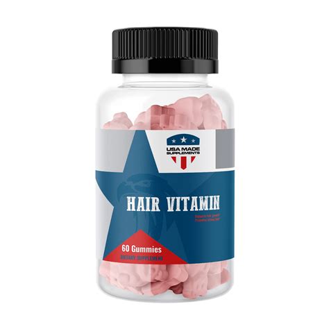 Hair Vitamin Gummies - USA MADE SUPPLEMENTS