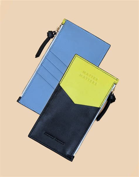 Matter Matters — Mini Zipped Pouch Yellow/Black | 가방 패턴, 가방, 카드 지갑