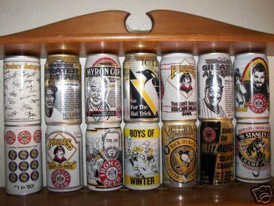 14 Iron City Beer Cans Steelers Pirates Penguins etc | #26496860