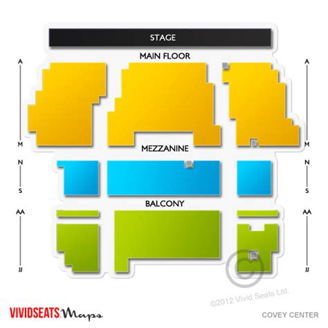 Covey Center for the Arts Seating Chart | Vivid Seats