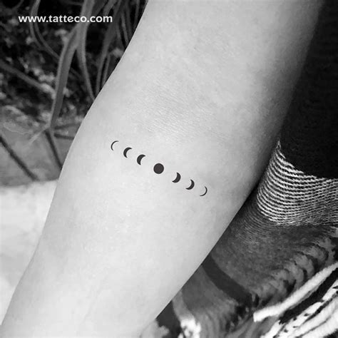 Minimalist Moon Tattoo