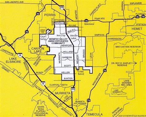 Map of Menifee Valley | Menifee 24/7