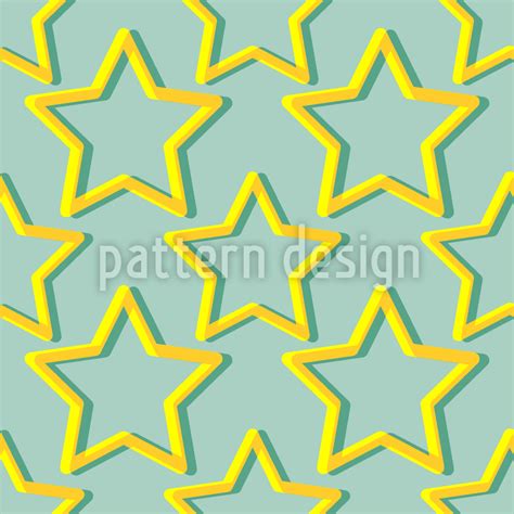 Twinkle Little Star Seamless Vector Pattern Design