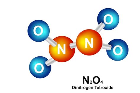 Premium Photo | Molecular formula and chemical structure of dinitrogen ...