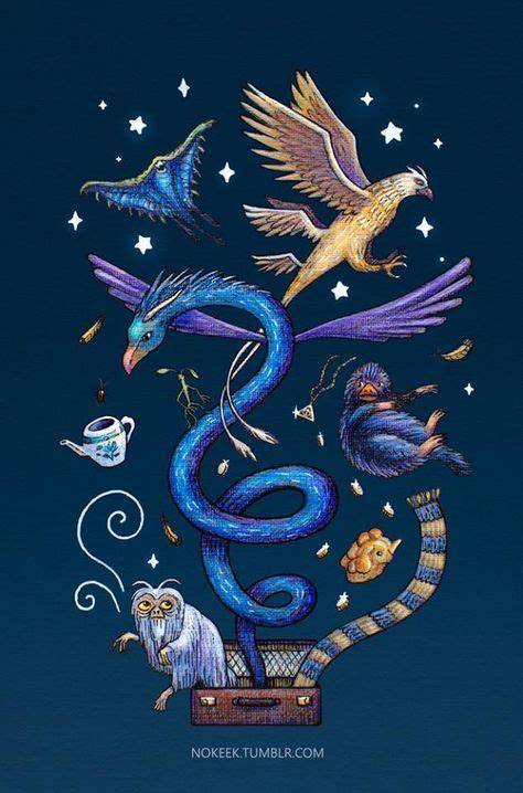 Fantastic Beasts And Where To Find Them (Art by nokeek.tumblr.com) Arte Do Harry Potter, Theme ...