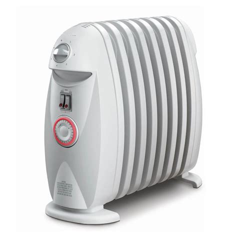 DeLonghi Oil-Filled Radiant Compact Personal Electric Space Heater with ...