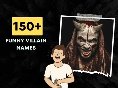 150+ Funny Villain Names (The Funniest Villain Names Ever)