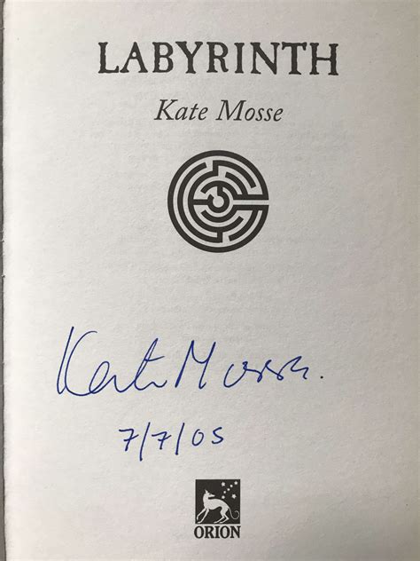 Kate Mosse - Languedoc Trilogy - Labyrinth, Sepulcher and Citadel - First UK Editions All SIGNED