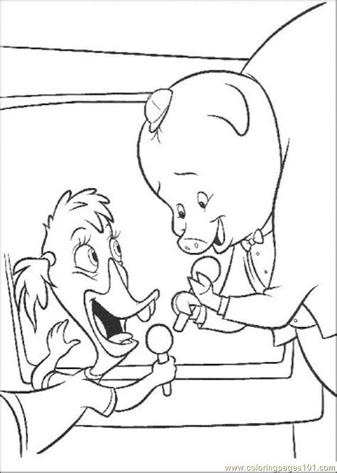 Coloring Pages Abbey And Runt Are Singing Together (Cartoons > Chicken Little) - free printable ...