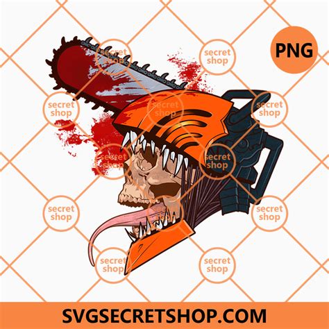 Chainsaw Man Skull PNG, Halloween PNG, Skull Mug PNG, Pochita PNG - SVG Secret Shop