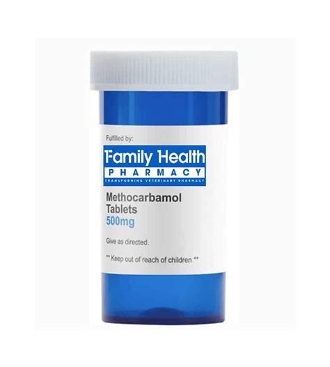 Methocarbamol (Robaxin) Tablets 1Family 1Health Pharmacy