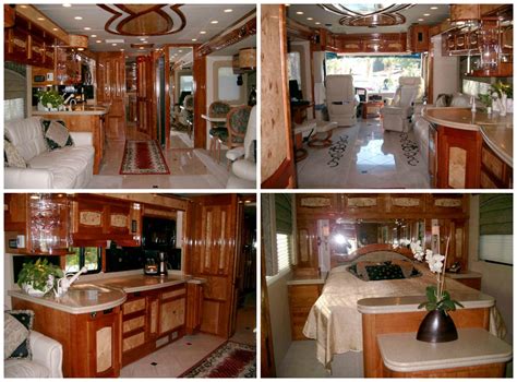 This Luxury Motorhome with 4 Slide Outs