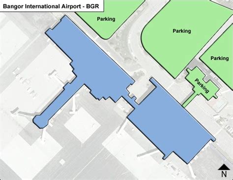 Bangor BGR Airport Terminal Map