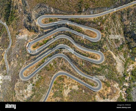 Aerial of Serra da Leba mountain pass, Angola, Africa Stock Photo - Alamy