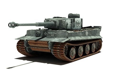 tank tiger pzvi ausfh1 3d model