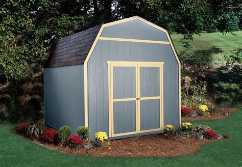 10x10 Barn Shed with Loft - Traditional - Shed - Detroit - by Backyard Buildings