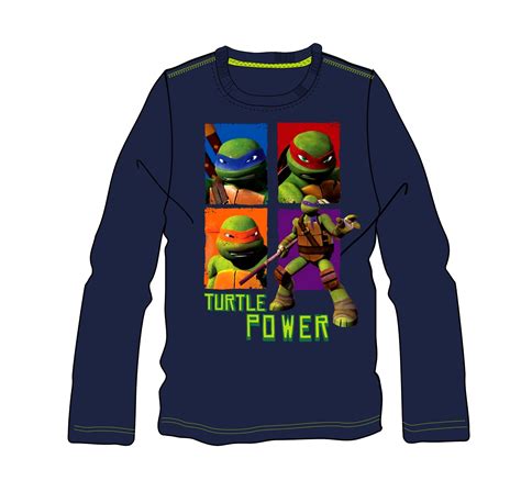 Boys Long Sleeve Teenage Mutant Ninja Turtles T Shirt Kids Top Size UK ...