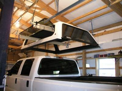 10+ Truck Cap Lift / Storage Ideas | truck caps, truck toppers, truck canopy