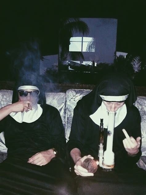 "nuns smoking weed" Poster by rosecharli | Redbubble