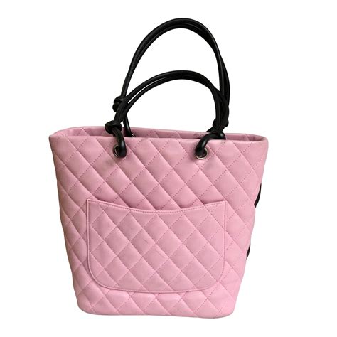 Chanel Pink Cambon tote Bag | The Chic Selection