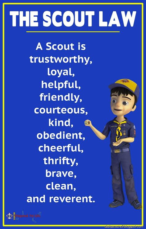 Cub Scout Oath And Law Printable